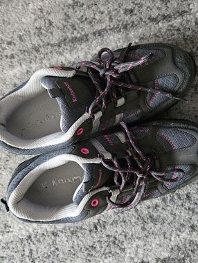 Knixmax Women’s Hiking, Trekking Outdoor Shoes, Light Weight, Gray, Size 8.5W